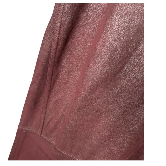 free people faux suede leggings wine Size Small - Picture 10 of 12
